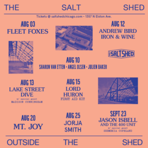 Morton Salt Shed Concert Lineup